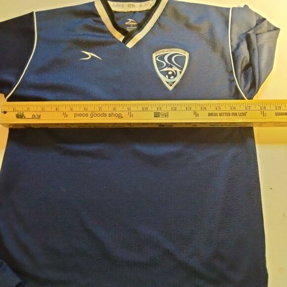 Nike Steamboat Soccer Club Jerseys Blue White Number 33 Youth Large Tee Colorado - Picture 7 of 9